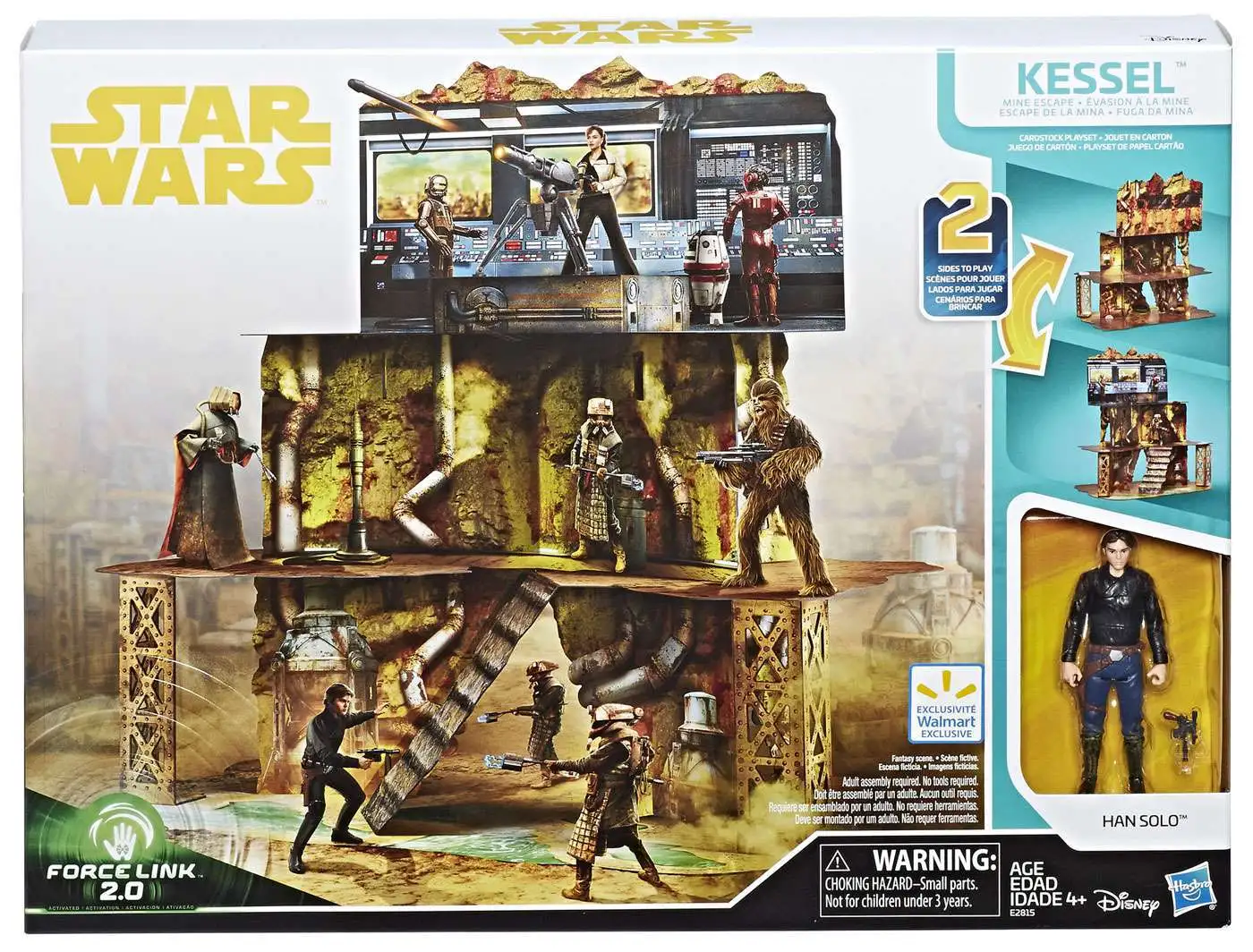 New Toys Figure Co Details about   Star Wars Solo Force Link 2.0 Kessel Mine Escape Playset 