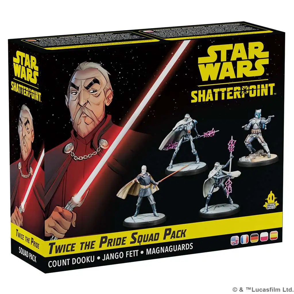 Star Wars Shatterpoint Twice The Pride: Count Dooku Squad Pack Expansion