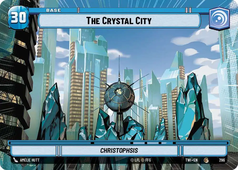 Star Wars: Unlimited Trading Card Game Twilight of the Republic Common The  Crystal City // Battle Droid #296 // T03 [Hyperspace]