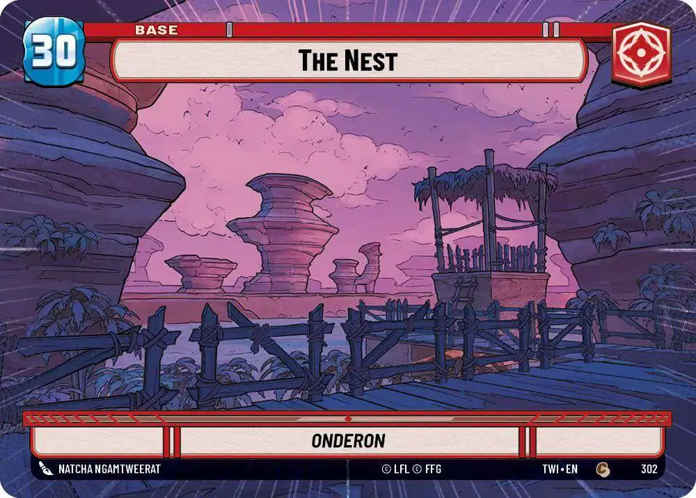 Star Wars: Unlimited Trading Card Game Twilight of the Republic Common The Nest // Battle Droid #302 // T03 [Hyperspace]