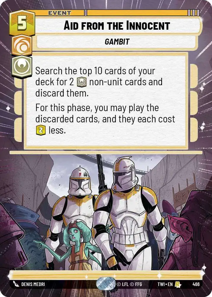 star wars unlimited rare card - Twilight of the Republic and a foil card Star Wars Unlimited Card Rarity