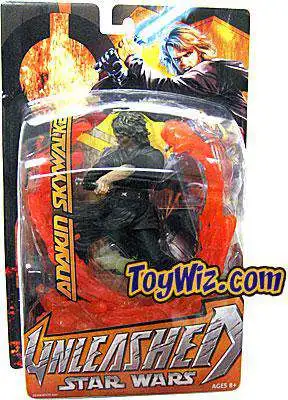 Star Wars Revenge of the Sith Unleashed 2005 Anakin Skywalker Action Figure [Damaged Package, Mint Contents]