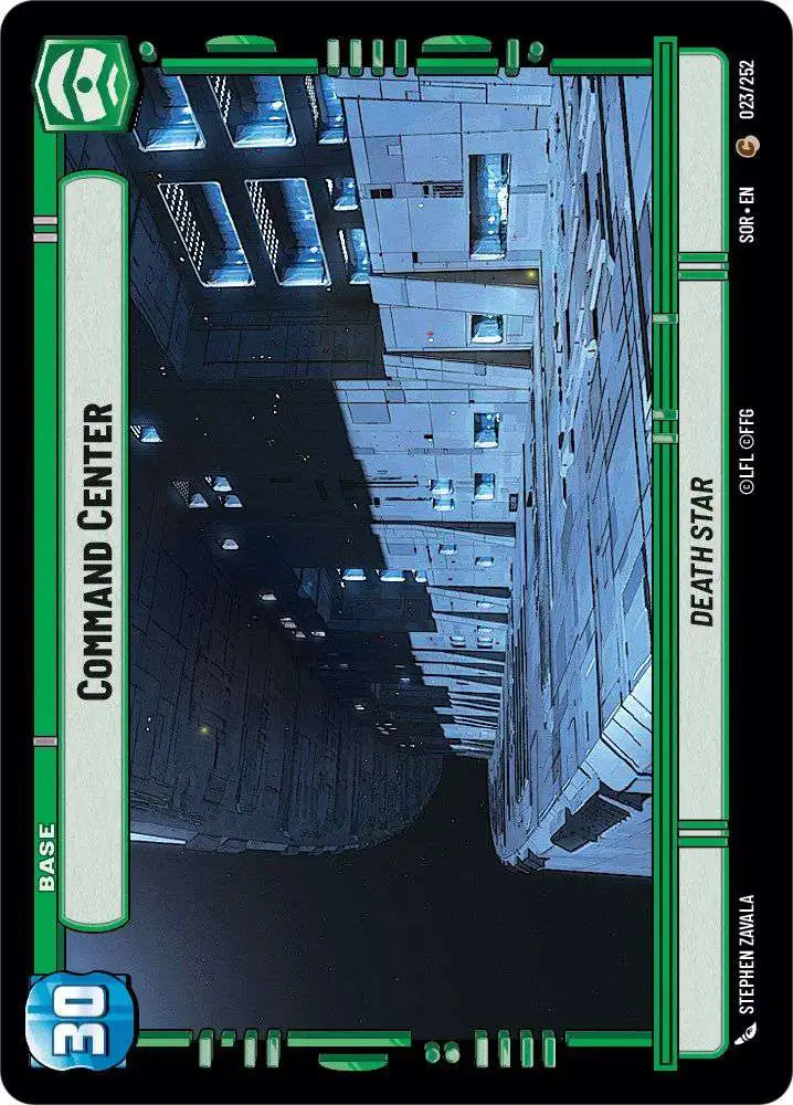 Star Wars: Unlimited Trading Card Game Spark of Rebellion Common Command Center #023