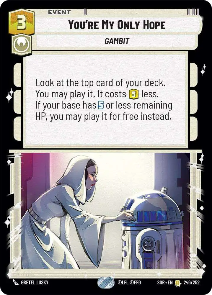 star wars unlimited rare card Spark of Rebellion Booster Pack 3 uncommon cards Star Wars Unlimited Rare First