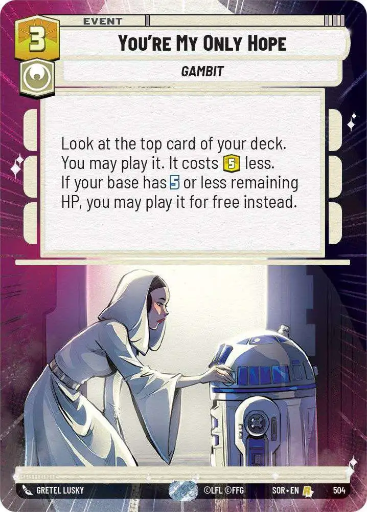 star wars unlimited rare card - Twilight of the Republic - Sabine Wren You Can Count On Me (Rare) Spark of Rebellion.Every booster pack contains a selection of cards containing 9 common cards Star Wars Unlimited Trading Card