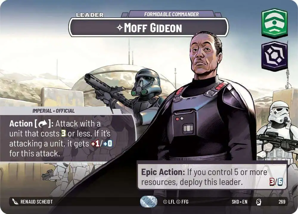 その他 STAR WARS UNLIMITED Moff Gideon Showcase Star Wars Unlimited Trading Card Game Shadows of the Galaxy