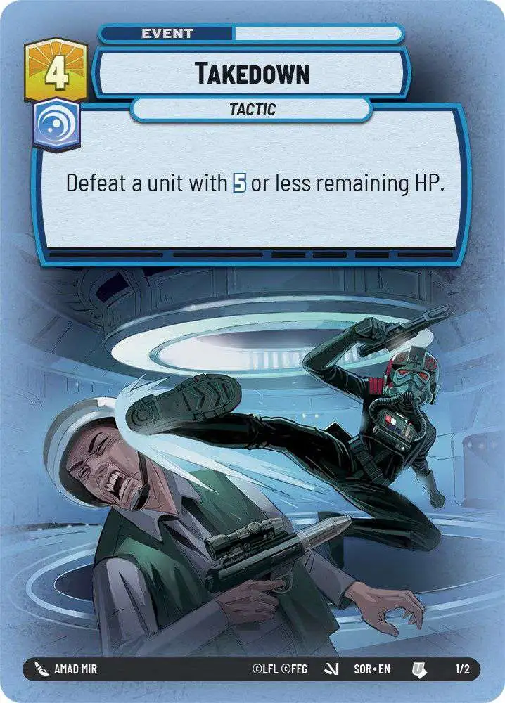 Star Wars: Unlimited Trading Card Game Store Showdown Promos Uncommon Takedown #1