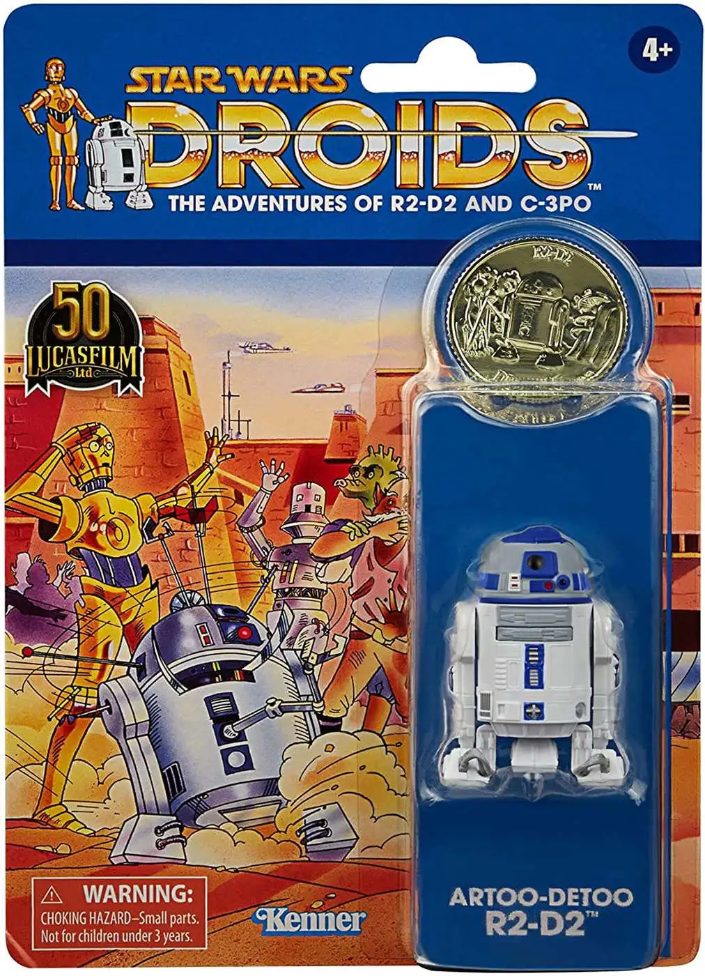 Luke R2-D2 Yoda Obi Wan C-3PO Star Wars Force Link 3.75-Inch Action Figures 