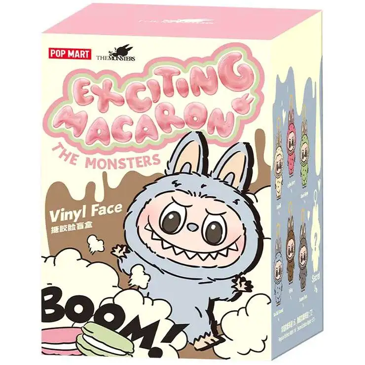 Labubu The Monsters Exciting Macaron 6 Mystery Pack Pop Mart