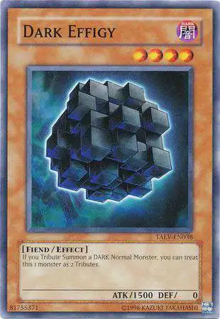 YuGiOh GX Trading Card Game Tactical Evolution Common Dark Effigy TAEV-EN038