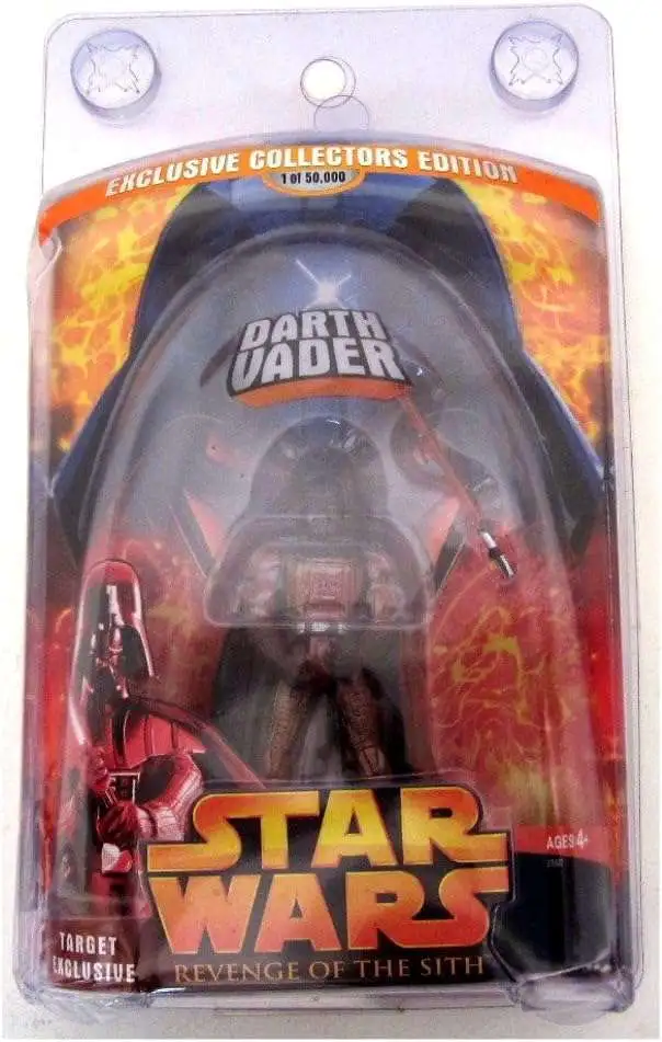 Star Wars Revenge of the Sith 2005 Lava Darth Vader Exclusive Action Figure