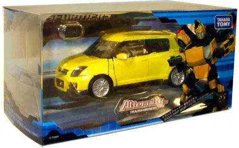 Transformers Japanese Alternity Suzuki Swift Bumblebee Action Figure A-03 [Damaged Package]