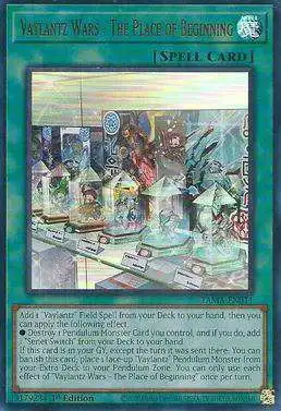 YuGiOh Tactical Masters Ultra Rare Vaylantz Wars - The Place of Beginning TAMA-EN011