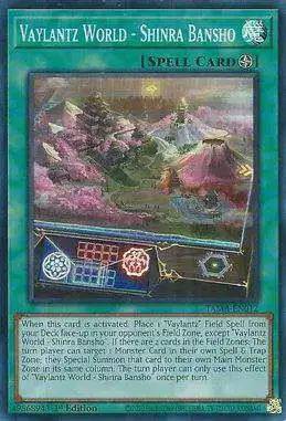 YuGiOh Tactical Masters Super Rare Vaylantz World - Shinra Bansho TAMA-EN012