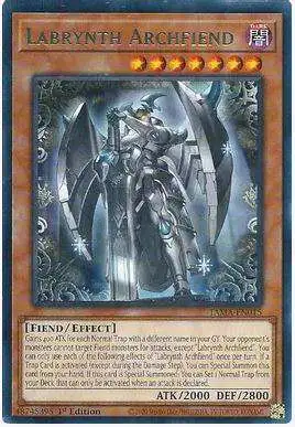 YuGiOh Tactical Masters Rare Labrynth Archfiend TAMA-EN015