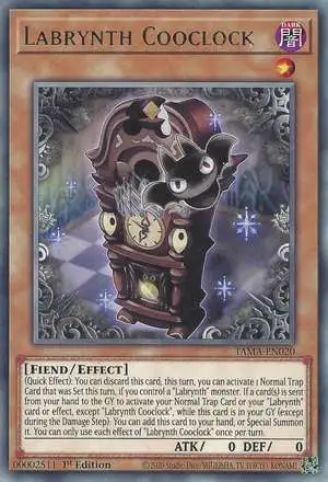 YuGiOh Tactical Masters Rare Labrynth Cooclock TAMA-EN020