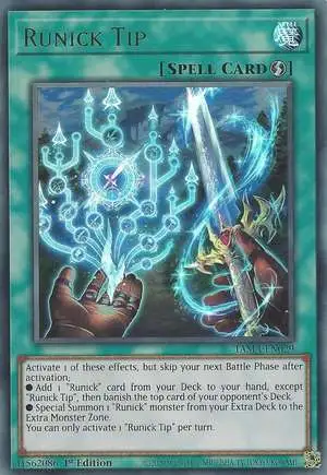 yugioh cards that skip phases TAMA-EN030 - Runick Flashing Fire - Super Rare - Quick-Play Spell main image 1