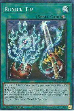 cr yugioh card Tactical Masters Single Collector Rare Runick Tip TAMA-EN029 Transaction Rollback CR — Maze