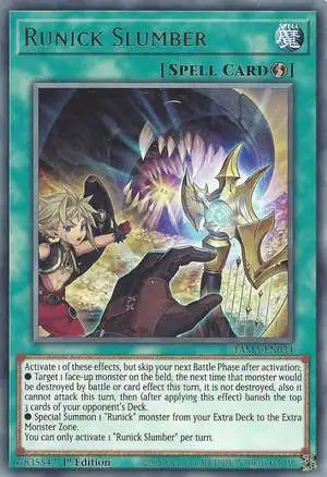 runick yugioh deck Amazon.com: Runick Slumber - TAMA-EN034 - Tactical Masters - Rare