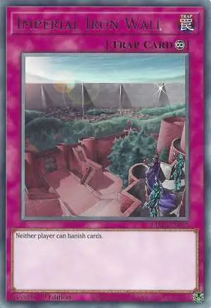 YuGiOh Tactical Masters Single Card Rare Imperial Iron Wall TAMA-EN058 - ToyWiz YuGiOh Tactical Masters Single Card Rare Imperial Iron Wall TAMA-EN058 - ToyWiz