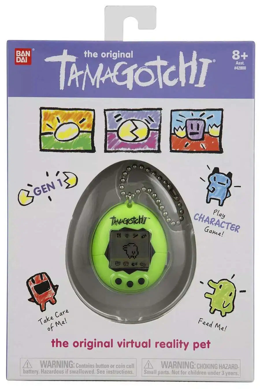 Original Tamagotchi (Gen. 1) Neon Lights Virtual Pet