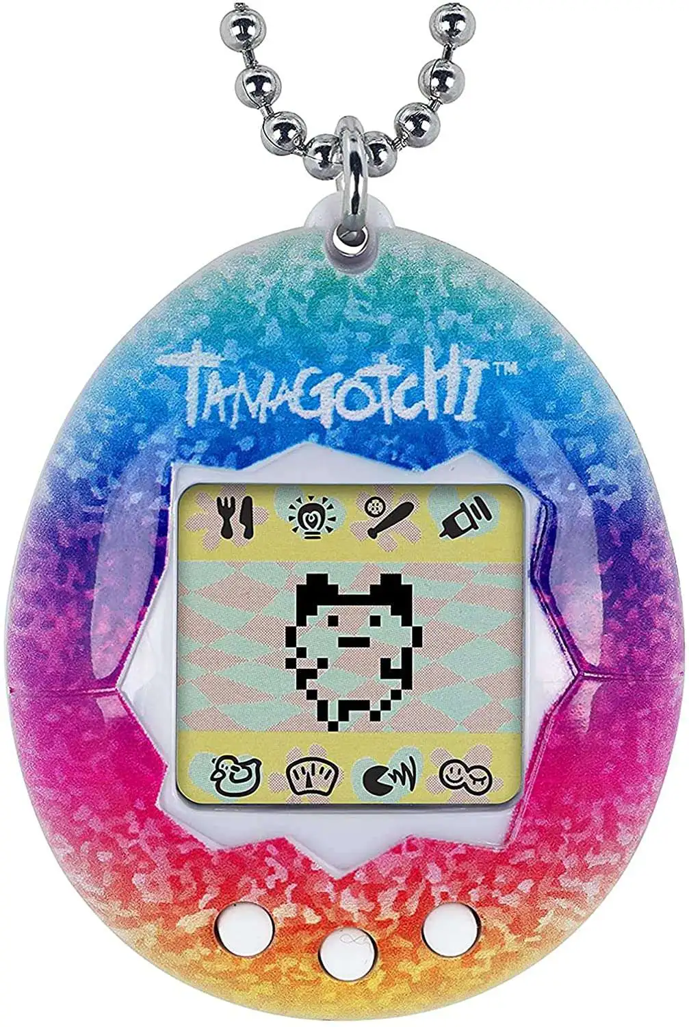 Unicorn Tamagotchi The Original Gen 1 Rainbow 1.5-Inch Virtual Pet Toy 