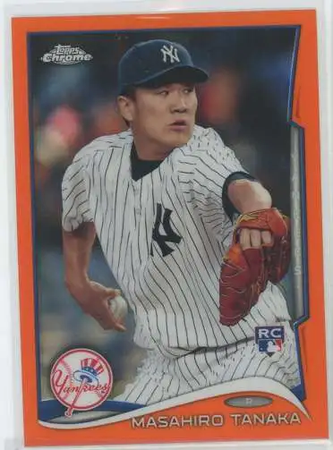 MLB 2014 Topps Chrome Baseball Cards Masahiro Tanaka #10 [Orange]