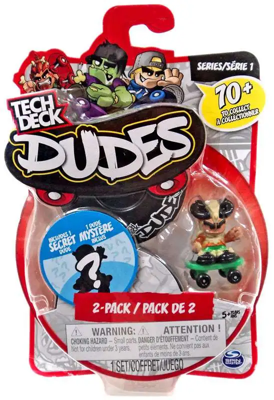 Tech Deck Dudes King Krush Mini Figure 2-Pack [Loose]