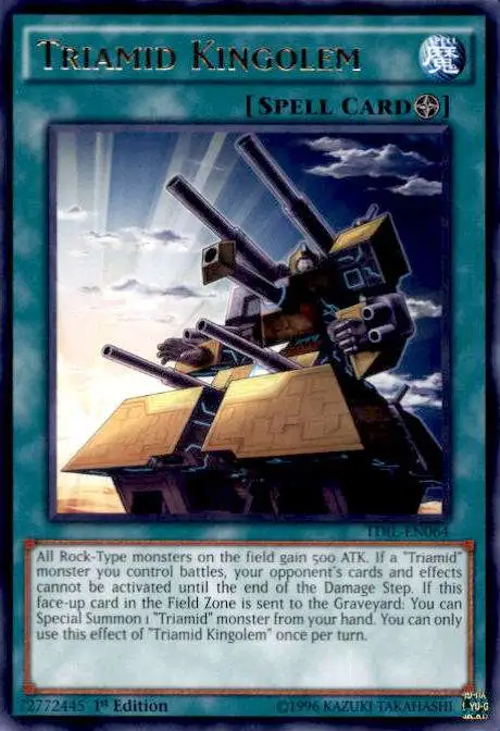 YuGiOh The Dark Illusion Rare Triamid Kingolem TDIL-EN064