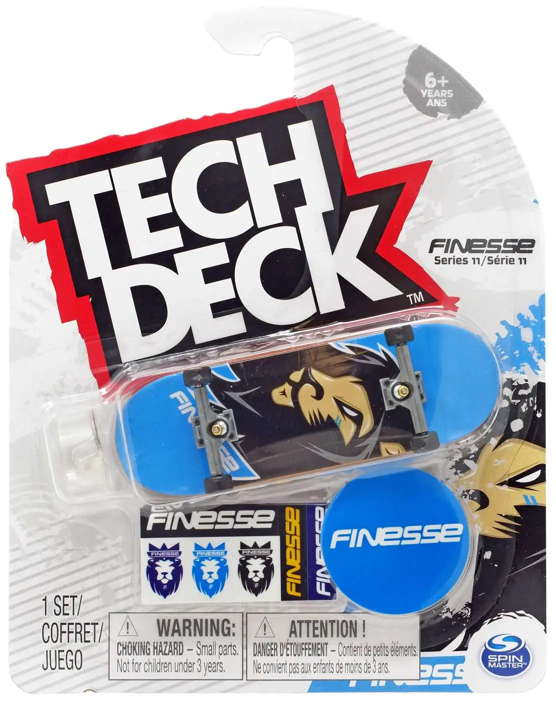 Tech Deck Mini Skateboard Blind Miniature Fingerboard 4 in Blue Yellow