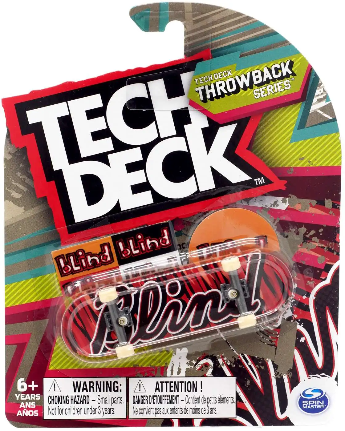 Tech Deck Throwback Series Blind 96mm Mini Skateboard [Version 1]
