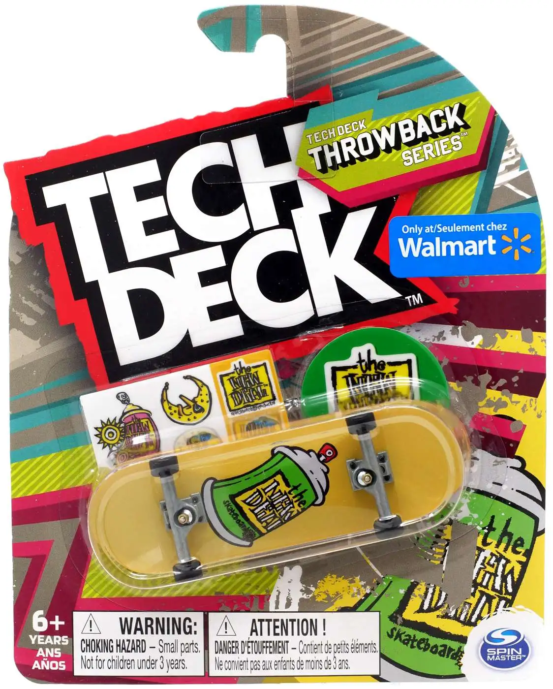 Tech Deck Throwback Series The New Deal Exclusive 96mm Mini Skateboard Spin  Master - ToyWiz