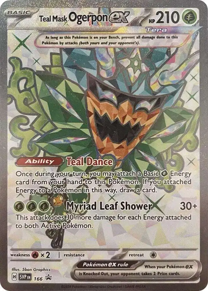 Pokemon Scarlet & Violet Promo Teal Mask Ogerpon ex SVP166