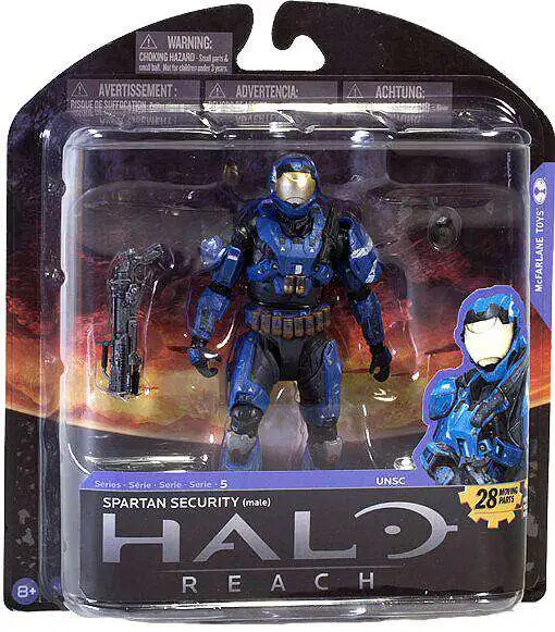 McFarlane Halo Series 2 Spartan Soldier EOD Action Figure [Blue] 