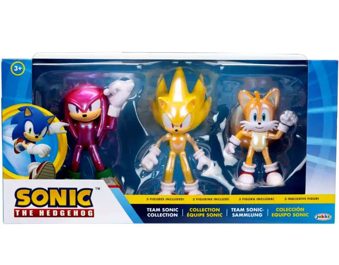  Sonic the Hedgehog Classic Super Shadow 2.5 Mini Action Figure  : Toys & Games