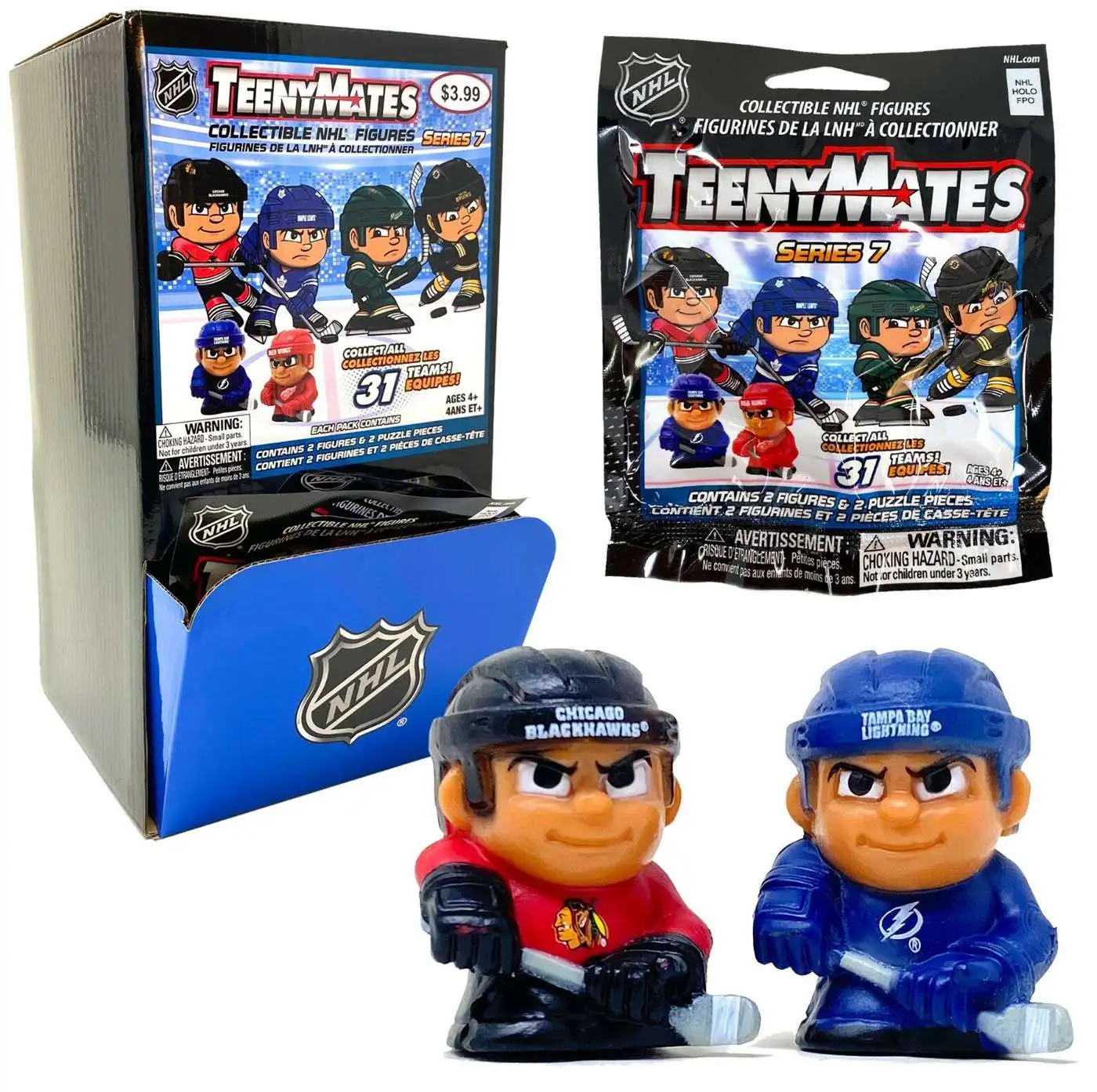 NHL TeenyMates Hockey Series 7 Mystery Box [32 Packs]