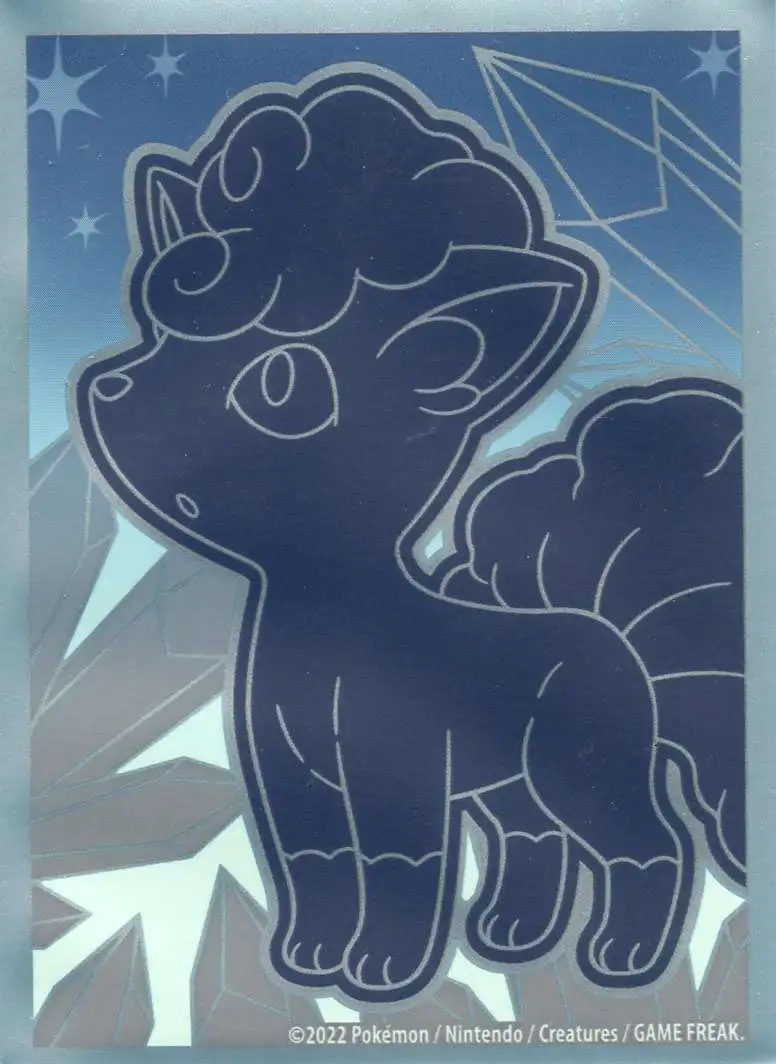 Pokemon Sword & Shield Silver Tempest Alolan Vulpix Card Sleeves [65 Count]