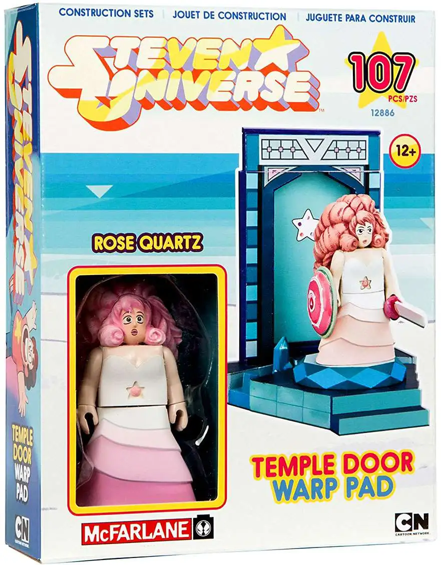 McFarlane Toys Steven Universe Rose Quartz & Temple Door Warp Pad Small Construction Set [Damaged Package]