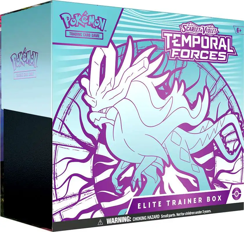 Pokemon Temporal Forces Walking Wake Elite Trainer Box [9 Booster Packs, 1 Foil Promo Card, 65 Card Sleeves & More]