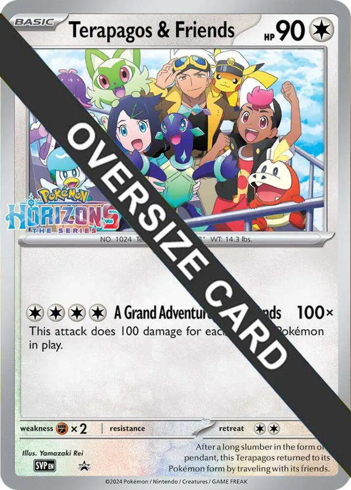 Pokemon Scarlet & Violet Promo Terapagos & Friends [Oversized]