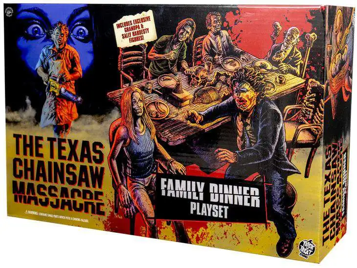 A Night In Texas 4枚セット Texas Chainsaw Massacre Family Dinner Scene Playset Includes