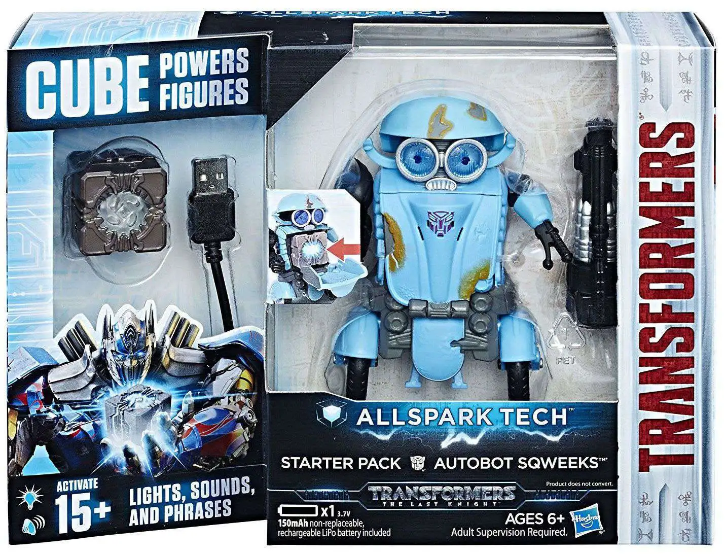 Hasbro Transformers Spielzeug Alle Spark Tech Starter Pack Autobot Sqweeks Figur 