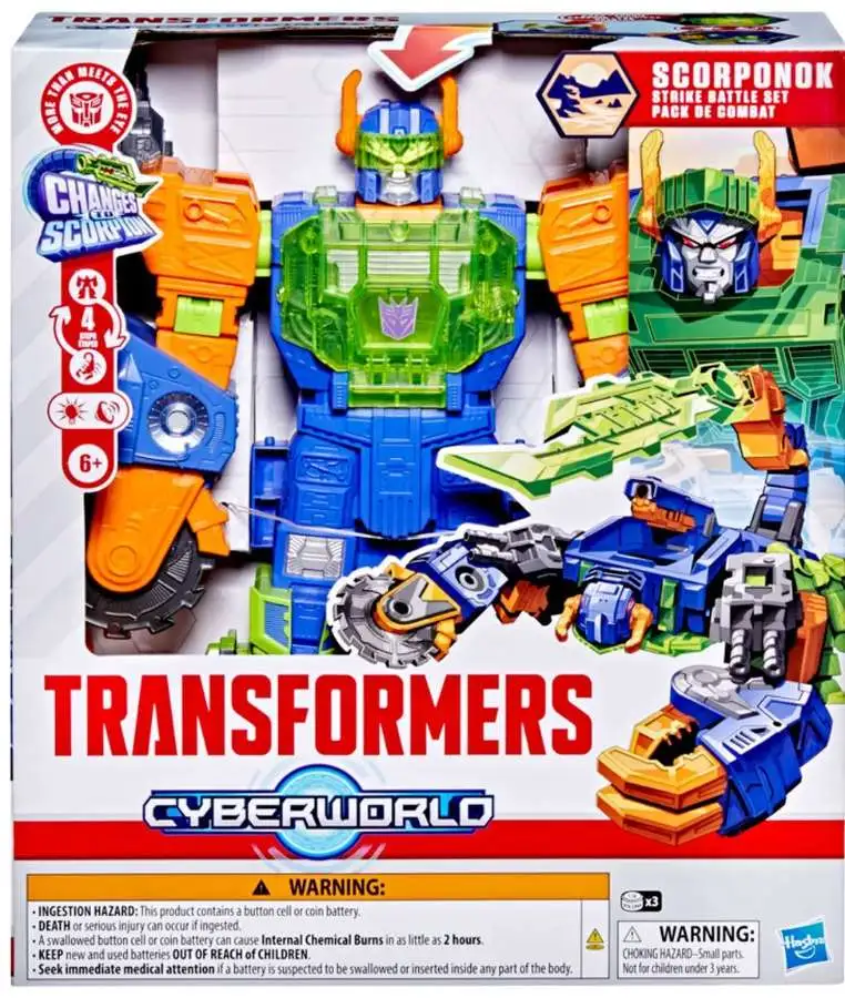 Transformers Cyberworld Scorponok Strike Battle Set