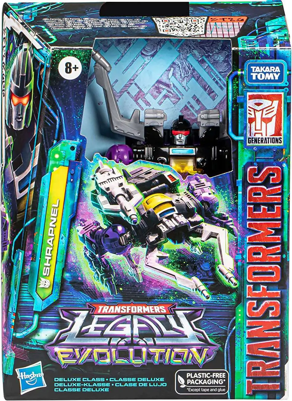 Transformers Generations Legacy Evolution Shrapnel Deluxe Action Figure