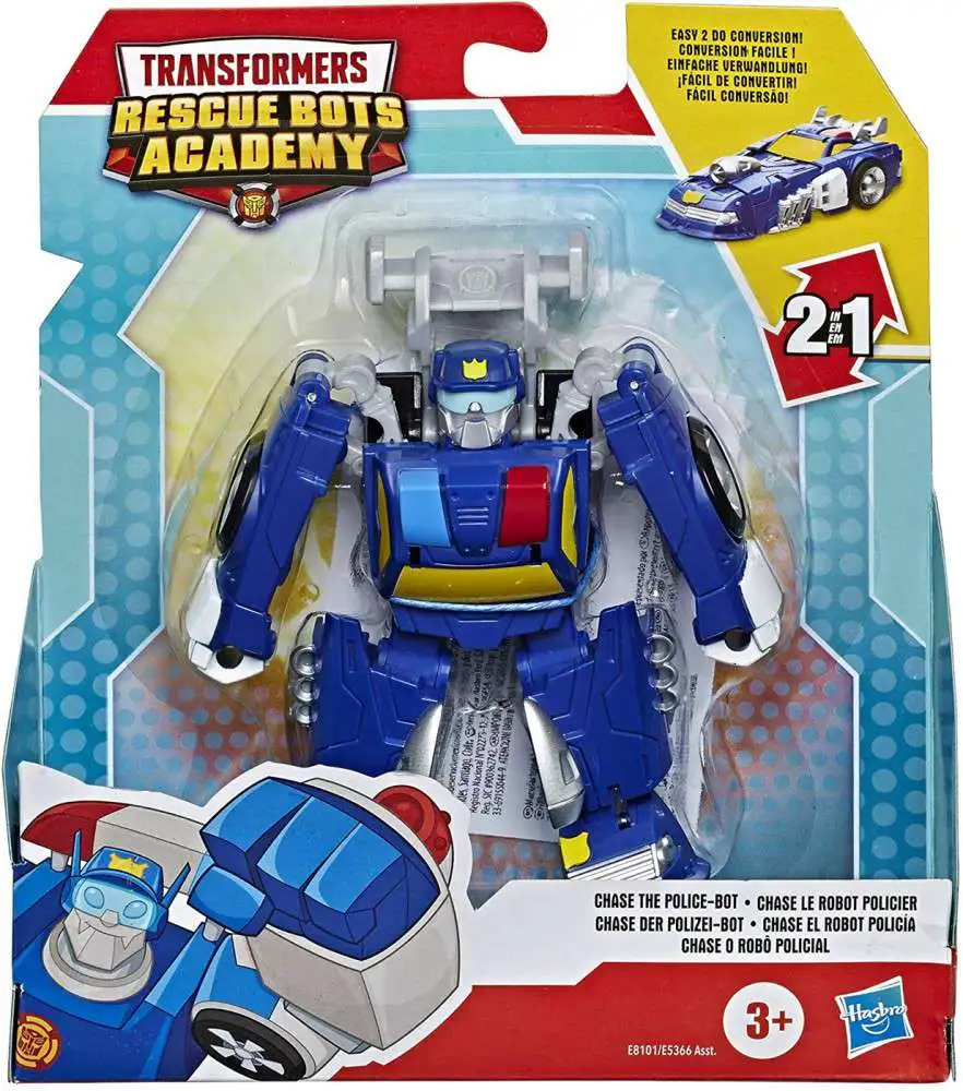 Playskool Heroes Transformers Rescue Bots Rescan Chase The Police Bot Action Fig 
