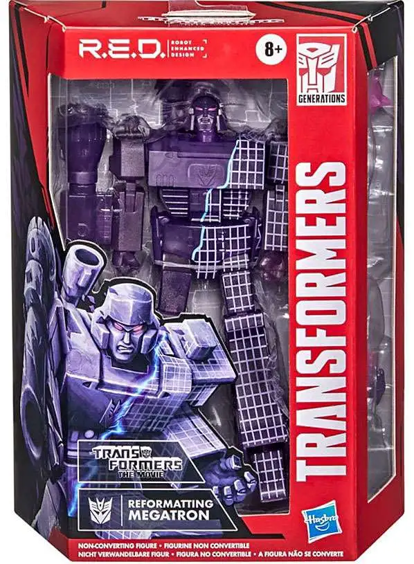 Transformers RED [Robot Enhanced Design] Reformatting Megatron 6" Action Figure