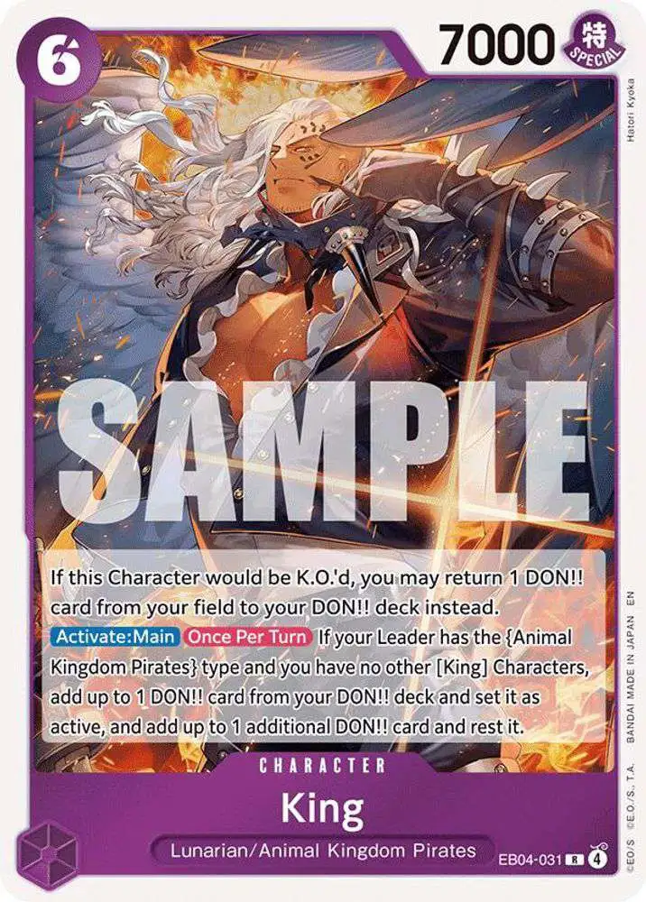 One Piece Trading Card Game The Azure Seas Seven Single Card Rare