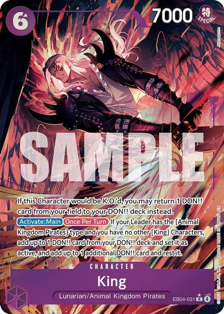 One Piece Trading Card Game The Azure Seas Seven Single Card Rare