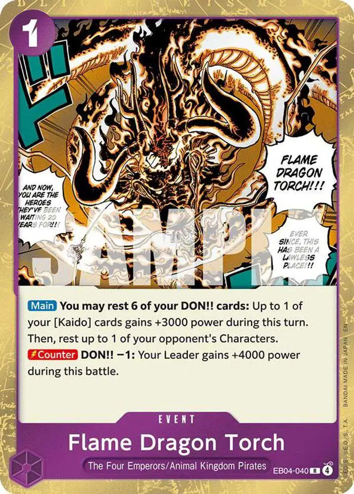 One Piece Trading Card Game The Azure Seas Seven Single Card Rare
