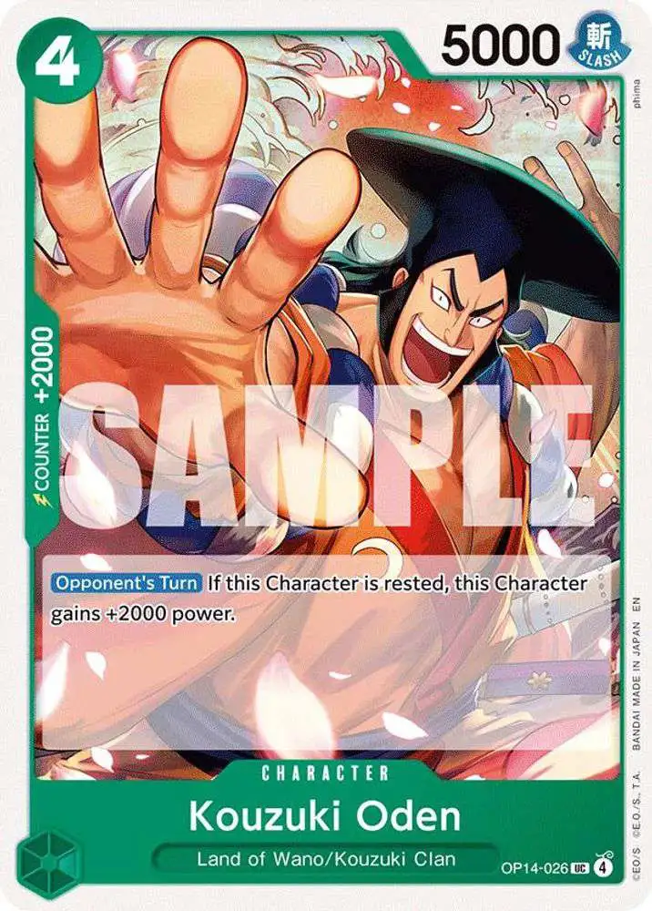 kozuki oden one piece card game OP BGS] Oden OP02-030 BGS9.5 main image 1